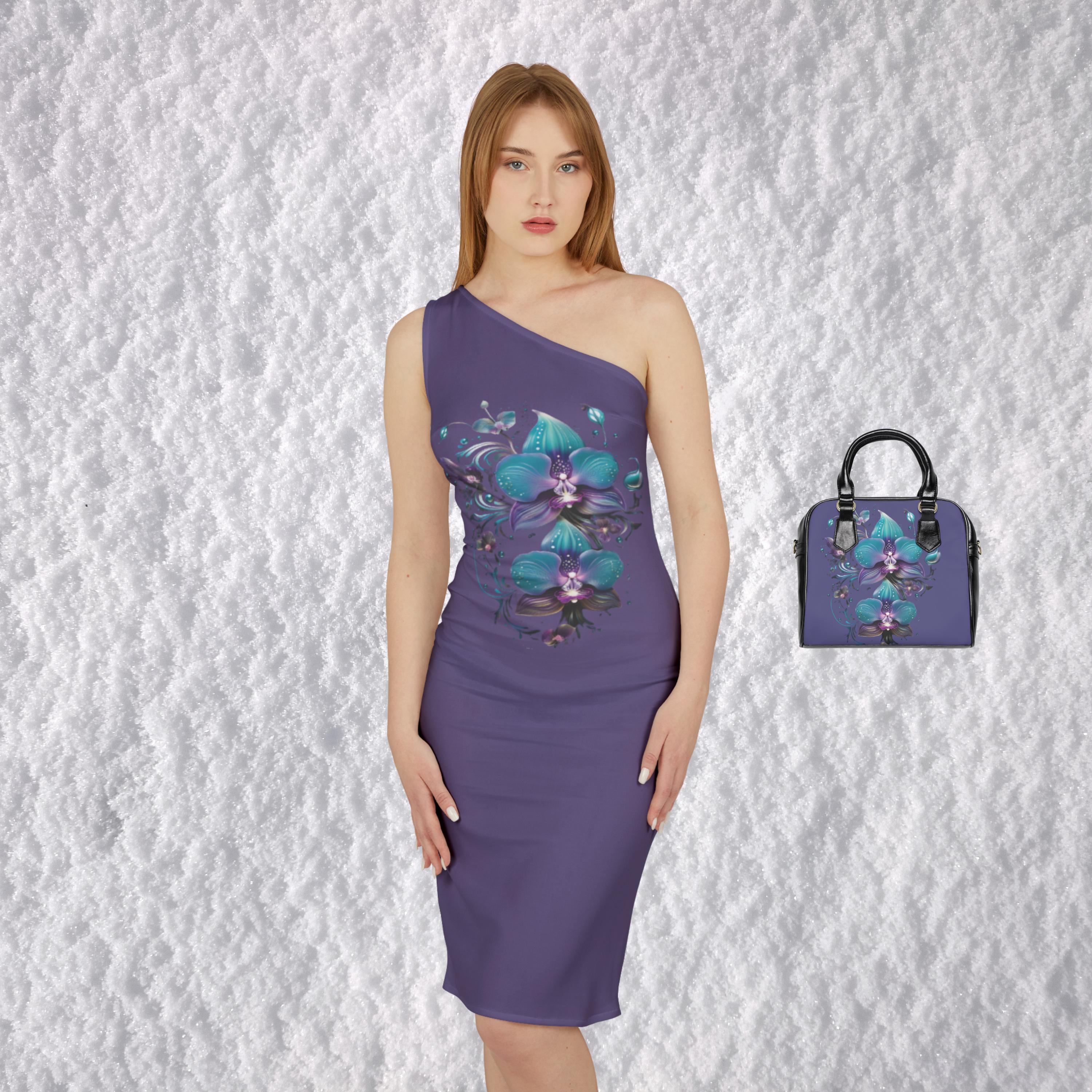Shoulder Dress, Formal Fiesta Dress, Spectacular Flower Dress, Evening ...