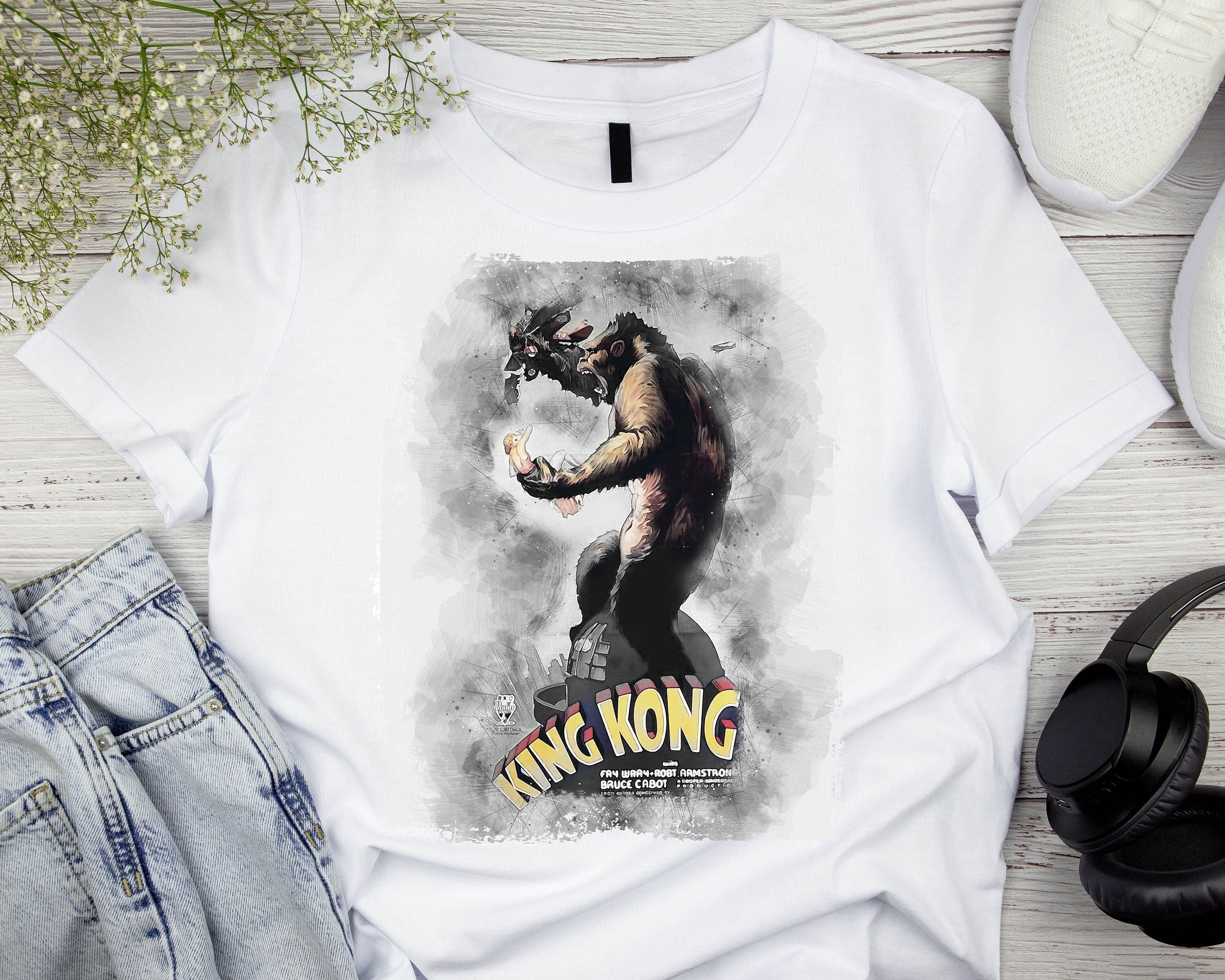 King Kong Clipart Sublimation Image Vintage Movie Poster - Etsy