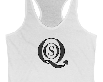 Queen of Spades Shirt Tank Top Hotwife BBC Clothing - Nested QOS Logo ~ Tank Top