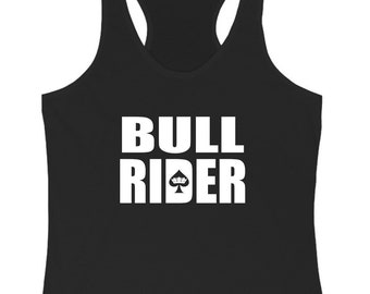 BBC Bull Rider Tank Top Queen of Spades Shirt QOS Hotwife Clothing