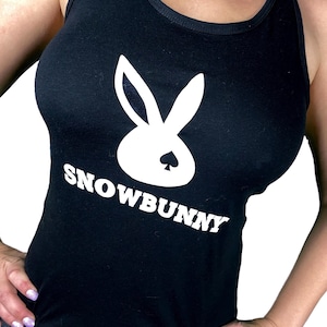 Snowbunny Tank Top Queen of Spades Shirt QOS Hotwife Clothes