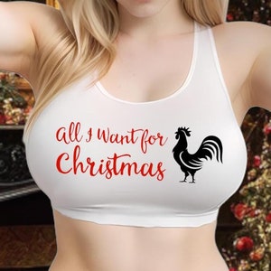 Christmas BBC Only Crop Top Queen of Spades Hotwife Shirt Holiday QOS Clothes