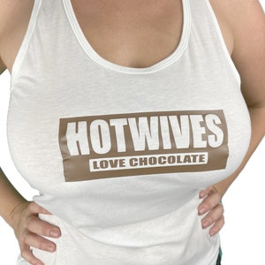 Queen of Spades Hotwife Shirt QOS Tank Top BBC Clothing QOS  Hotwives Love Chocolate