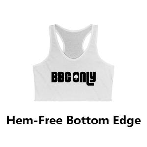 BBC Only Crop Top Queen of Spades Shirt QOS Hotwife Clothes White