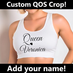 Queen of Spades Personalized Crop Top Customized QOS Shirt BBC Hotwife Clothing