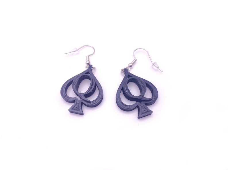Queen of Spades Hotwife Jewelry Earrings Etsy