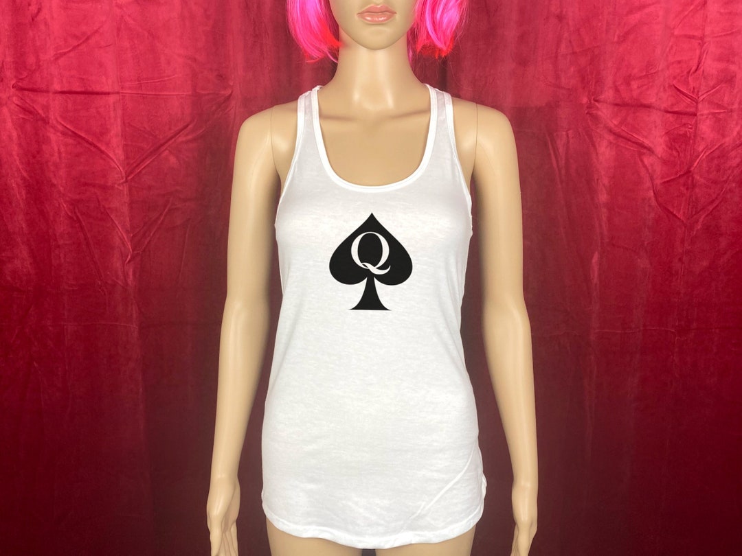 Queen of Spades Shirt QOS Logo Tank Top Cuckold Slut Clothing - Etsy