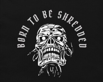 Born To Be Shredded Athletic Fit Gym Shirt, Swole & Swagger Graphic Tee, Bodybuilding T-Shirt, Workout tshirt