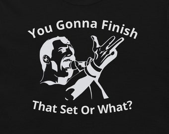 Freddie Mercury You Gonna Finish That Set Or What Athletic Fit Gym Shirt, Swole & Swagger Graphic Tee, Bodybuilding T-Shirt, Workout Tshirt