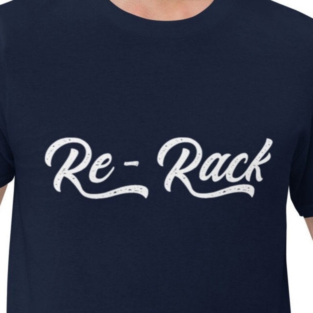 Rerack Retro Cola Style Athletic Fit Gym Tshirt white Etsy