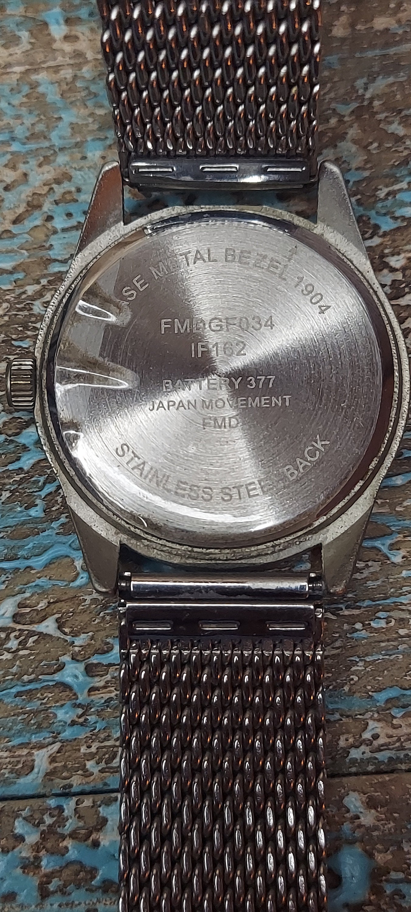 Stainless Steel Japan Movement Watch Etsy