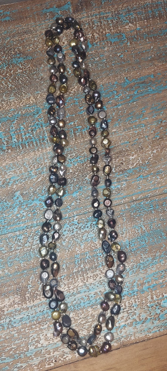 31in Multicolored Freshwater Pearl Necklace