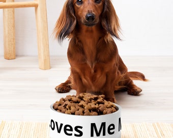 He Loves Me More - Pet bowl