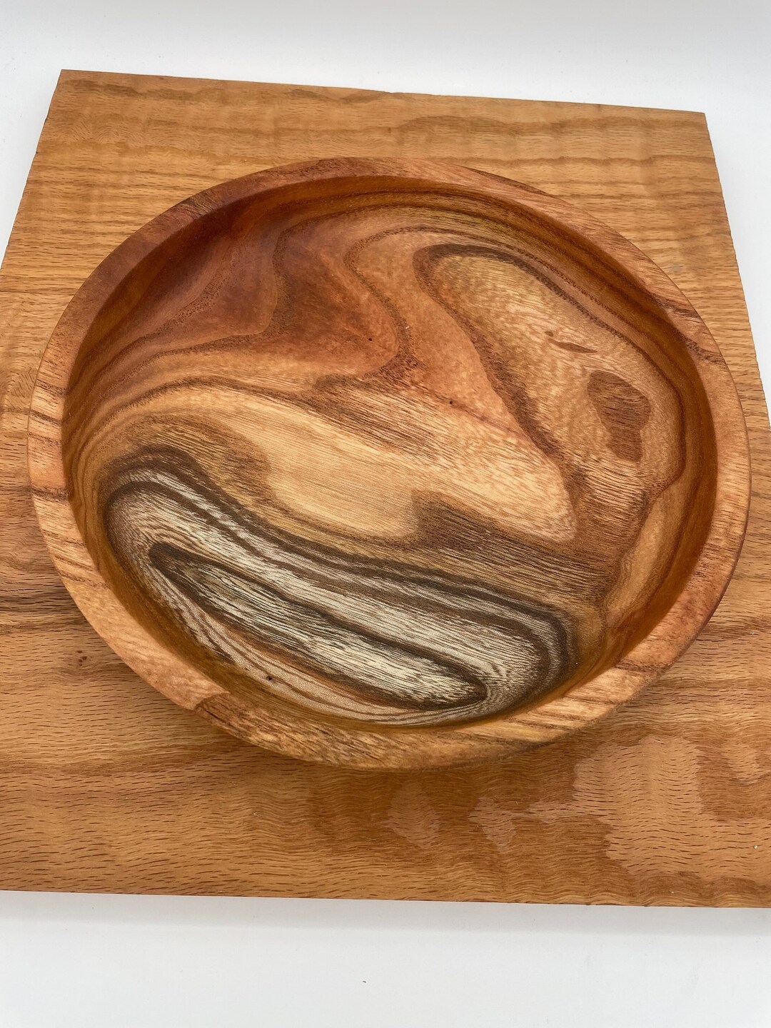 Handcrafted Chinaberry Wood Bowl Etsy