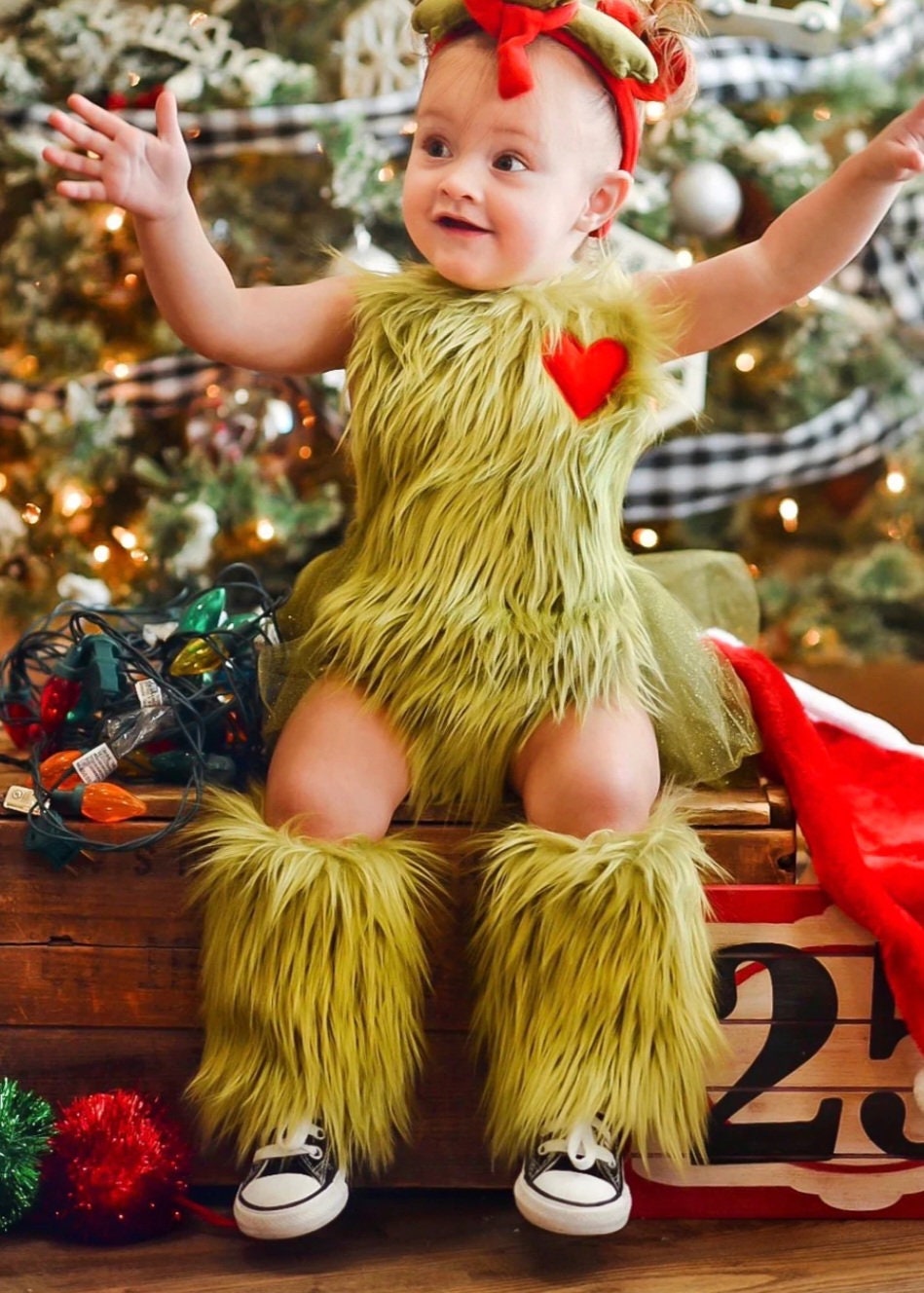 Grinch baby best sale costume