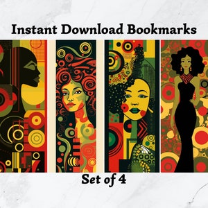 Cultural Pride: Juneteenth Printable Bookmarks – African-American Women - A Beautiful Tribute to Liberation Day 1865
