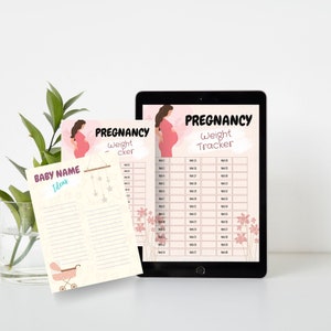 Imprimable numérique Grossesse Bébé Milestone Tracker - Téléchargement instantané Cherishing Milestone Memories Personnalisé Baby Milestone Printables