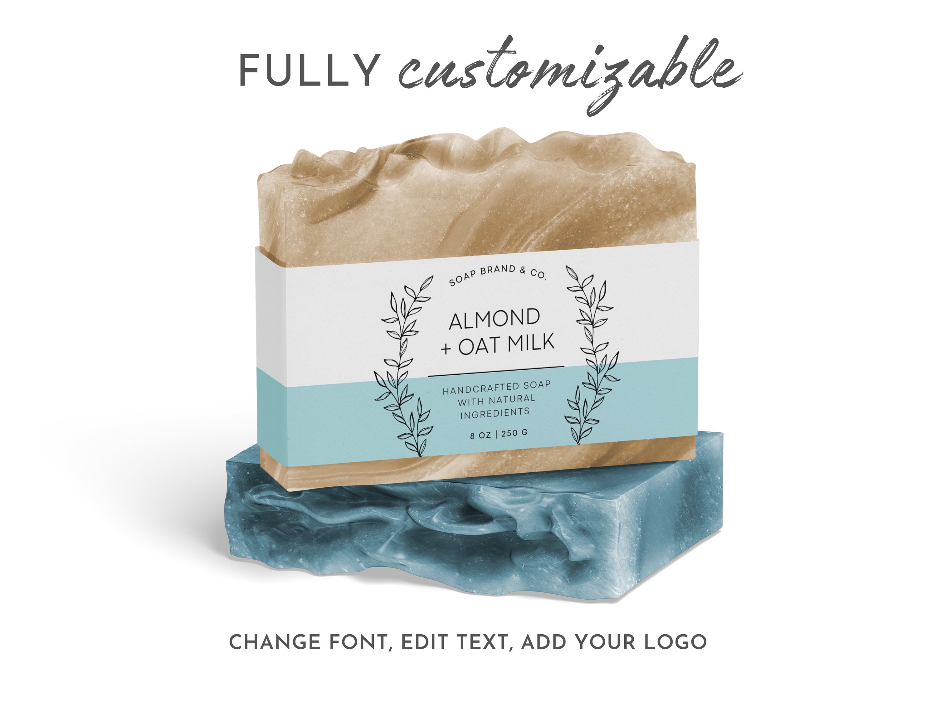 Soap Label Template Canva Editable Label Soap Printable Etsy