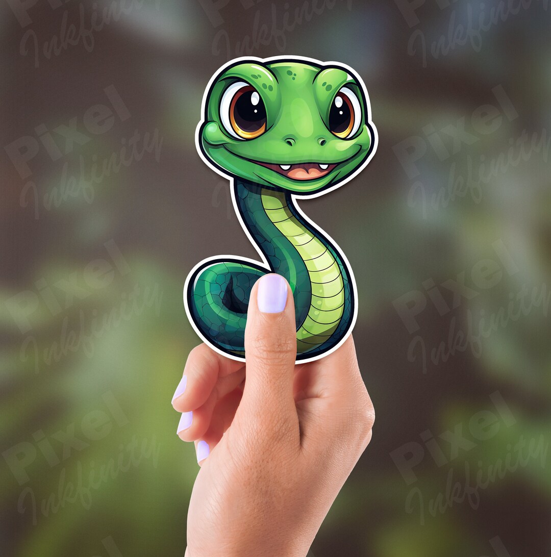Snake Waterproof Vinyl Sticker - Etsy