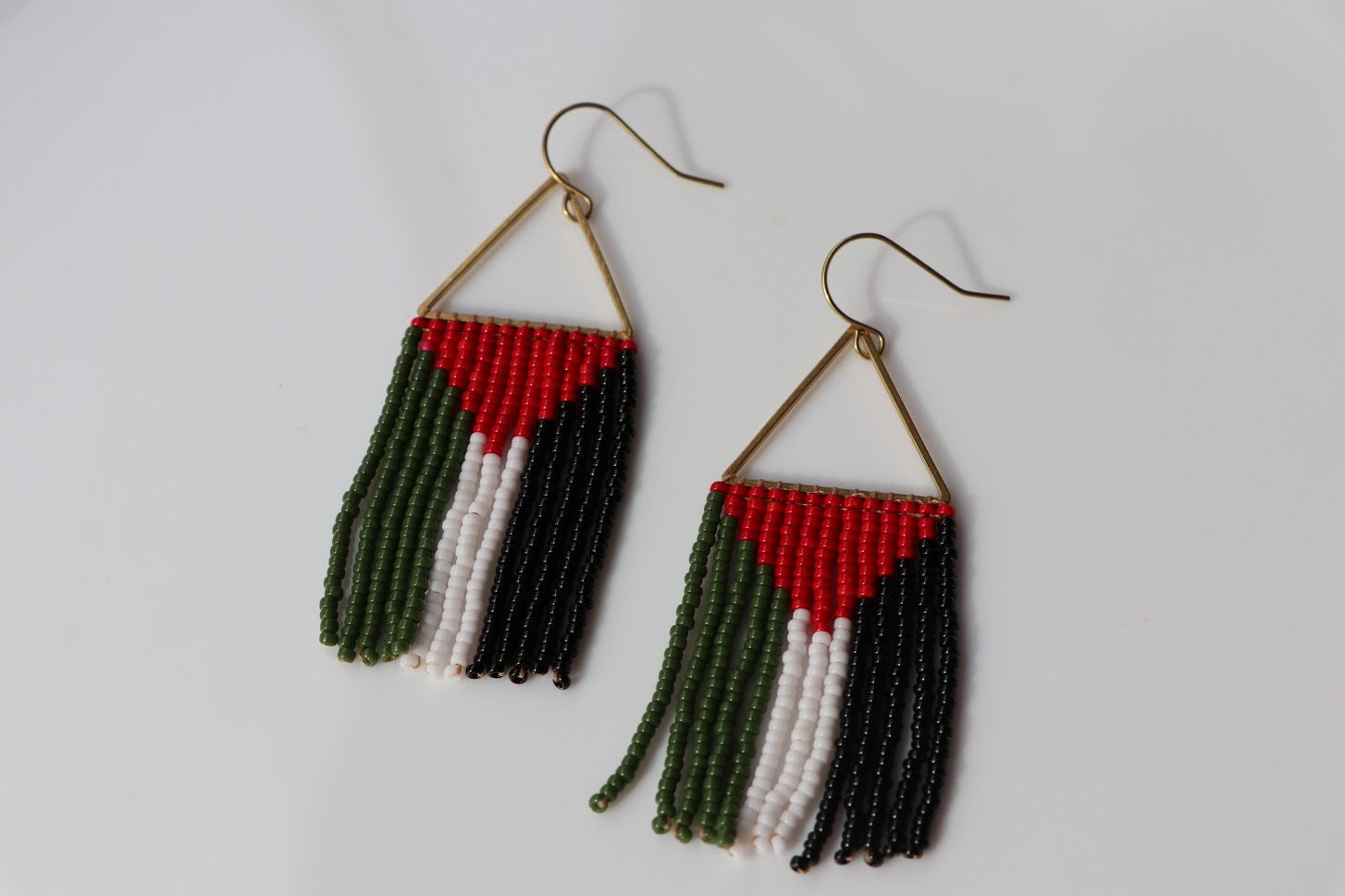 Palestine Earrings, Palestinian Flag Earrings, Falasteen