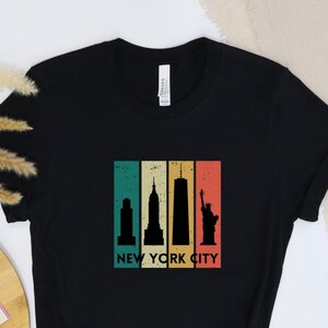 New York Landmarks Tee. New York Tee, New York City Tee, NYC Shirt, NYC Tee, New York T-Shirt, New York City Shirt, New York City Gift