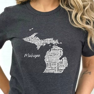 Everything Michigan Shirt, Michigan Shirt, Michigan T-Shirt, Michigan Tee, Michigan Slang, Michigan Lover, Love Michigan, Michigan Gift
