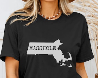 Masshole Tee, Masshole T-Shirt, Masshole Shirt, Massachusetts Funny Shirt, Massachusetts Gift, Love Massachusetts