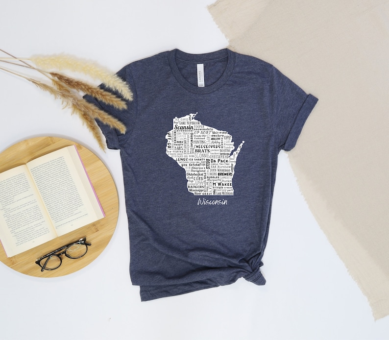 Wisconsin Lingo Tshirt, Wisconsin Shirt, Wisconsin Tee, Wisconsin