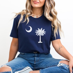 South Carolina Flag Shirt, South Carolina Shirt, Palmetto Shirt, South Carolina Tee, South Carolina T-Shirt, South Carolina Pride