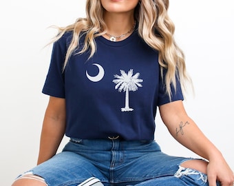 South Carolina Flag Shirt, South Carolina Shirt, Palmetto Shirt, South Carolina Tee, South Carolina T-Shirt, South Carolina Pride