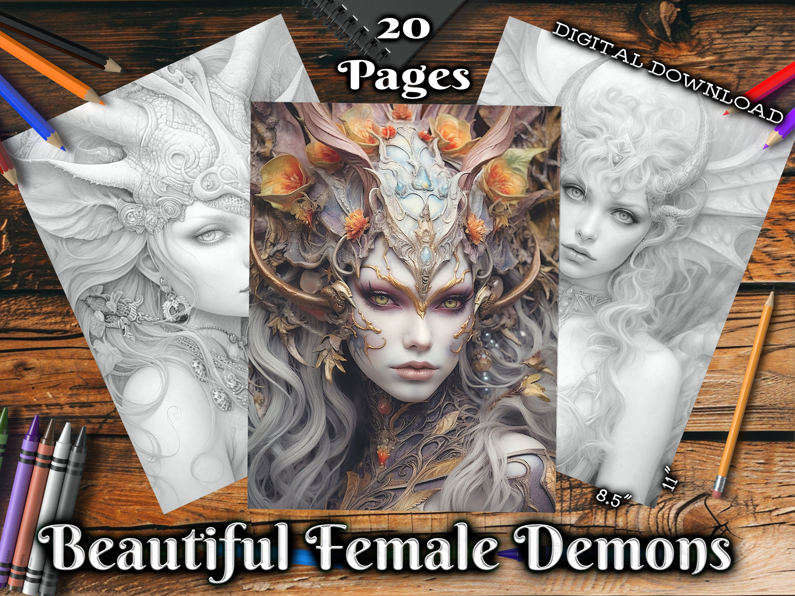 Demonische kleuren - Etsy België, image size:2700x2025