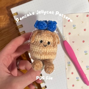 Crochet amigurumi Pancake Jellycat pattern, PDF Pattern, US terms