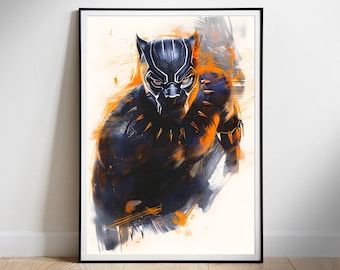 Black Panther Movie Poster: Wakanda Fan Art Print (Digital Download)