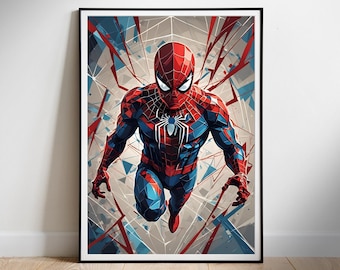 Impression de fans de Spiderman : affiche du film de super-héros (téléchargement numérique)