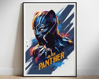 Black Panther Movie Poster: Fan Art Printable (Digital Download)