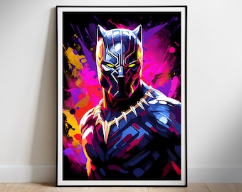 Black Panther Movie Poster: Fan Art Printable (Digital Download)