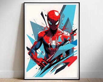 Impression de fans de Spiderman : affiche du film de super-héros (téléchargement numérique)