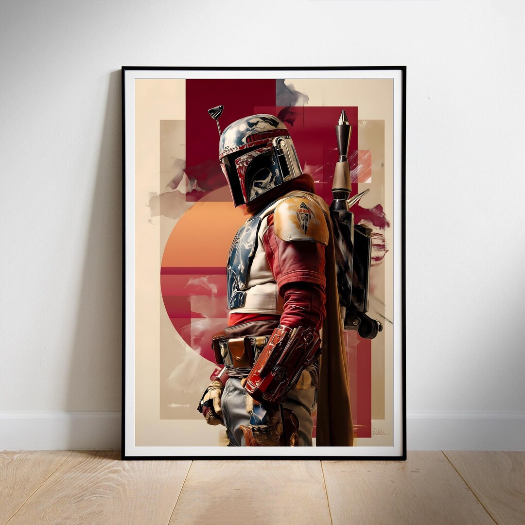 Mandalorian Poster Print, Star Wars Fan Art (digital Download) - Etsy