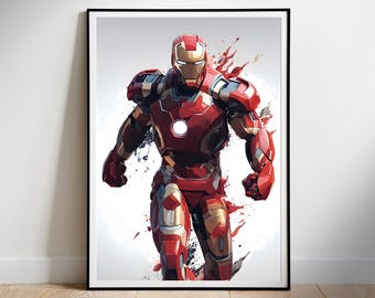 Iron Man Poster: Fan Art Movie Print (Digital Download)