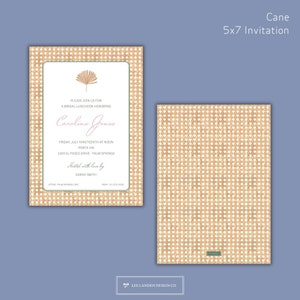 Cane Bridal Shower Invitation