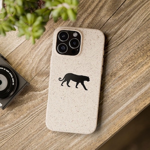 Black Panther Cat Phone Case Biodegradable Phone Case Environmentally Friendly Eco Cases Earth