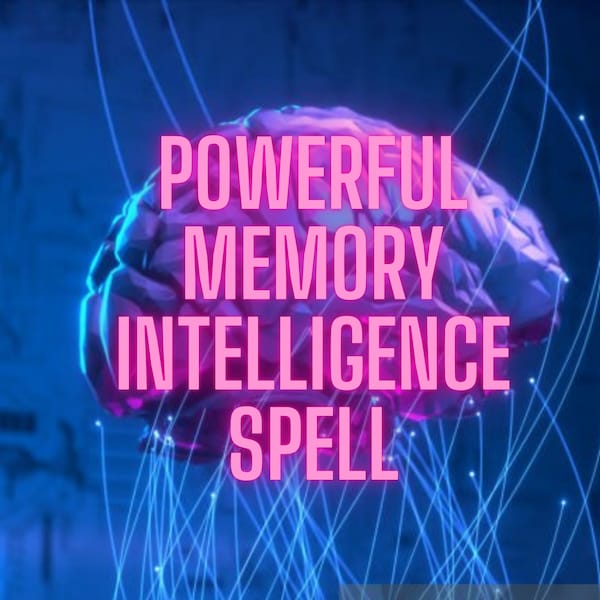 Powerful Memory & Intelligence Spell - Unlock Your Mental Potential - Enhance Cognitive Abilities - Sharpen Focus - Remember with Precision.