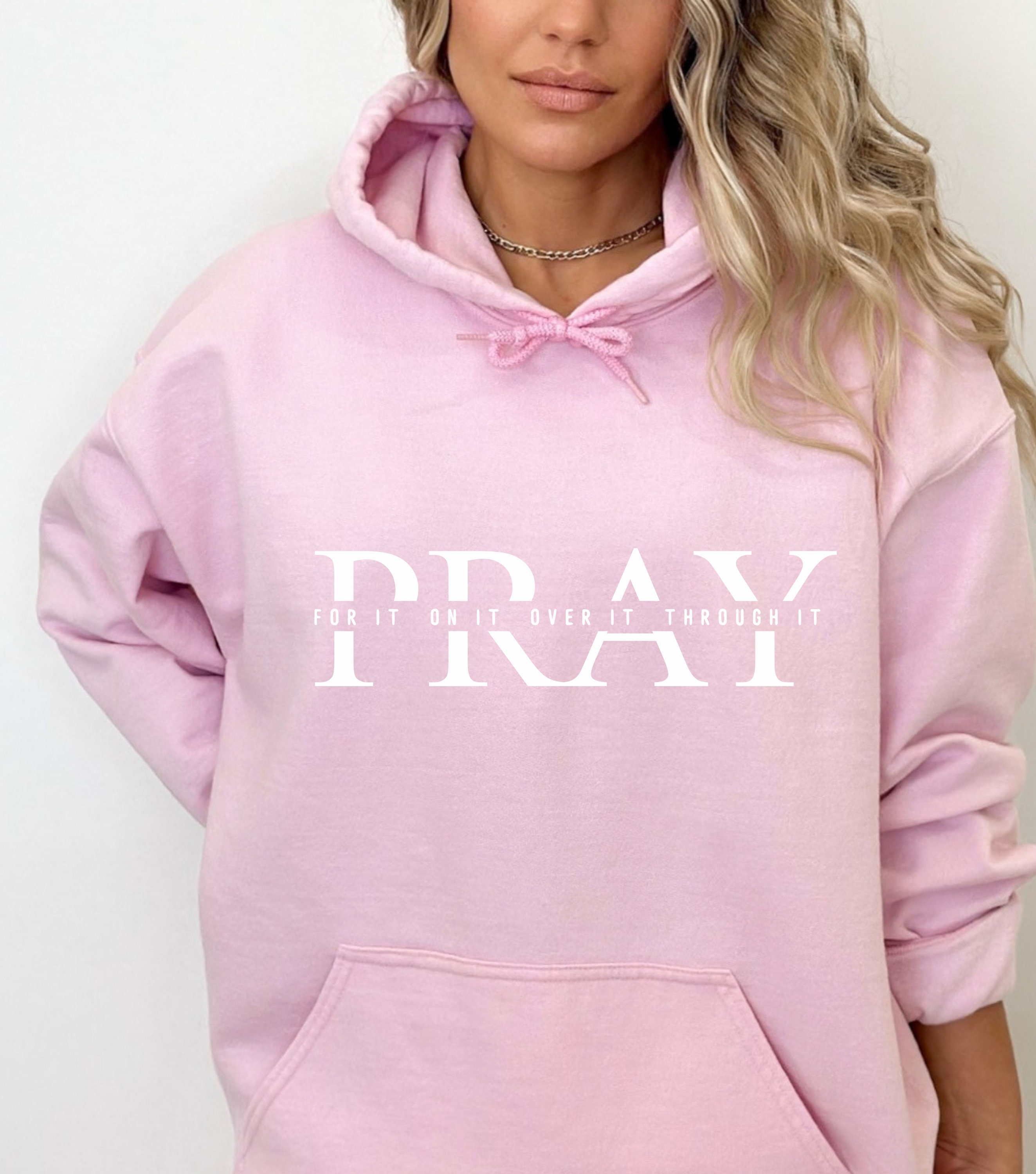 Christian Sweatshirt, Pray on It Sweatshirt, Pray Over It Sweatshirt ...