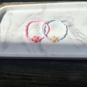 Turtle Seed Bead Bracelets