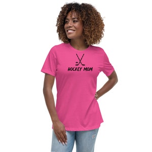 Hockey Mom Relaxed T-Shirt
