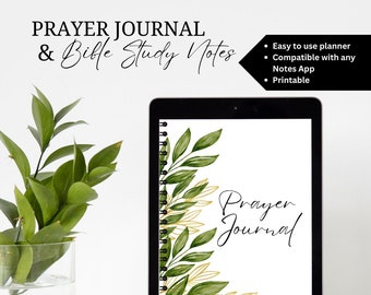 Digitaal gebedsdagboek: minimalistische planner, compatibel met GoodNotes (digitale download)