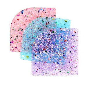 10 Fogli Acrilici Opachi 4x4 Pollici - Spessore 0.08'' Per Taglio Laser E Fai Da Te - Multicolore - Foto 3