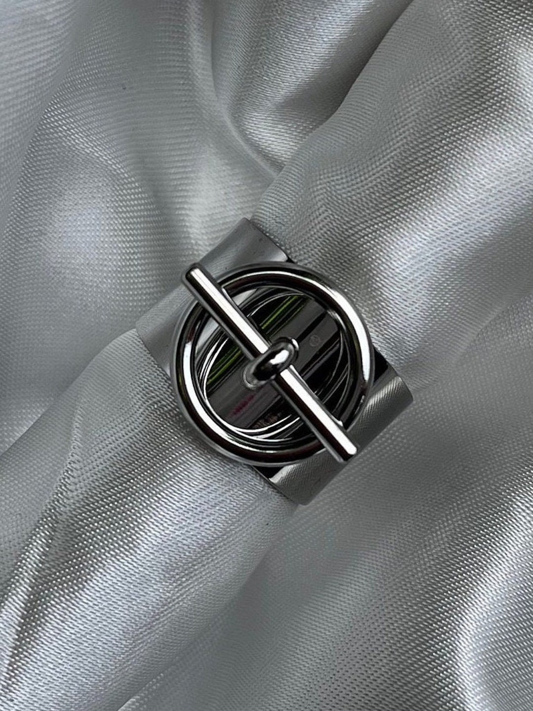 Round Bar Rung Silver Round Bar Ring - Etsy