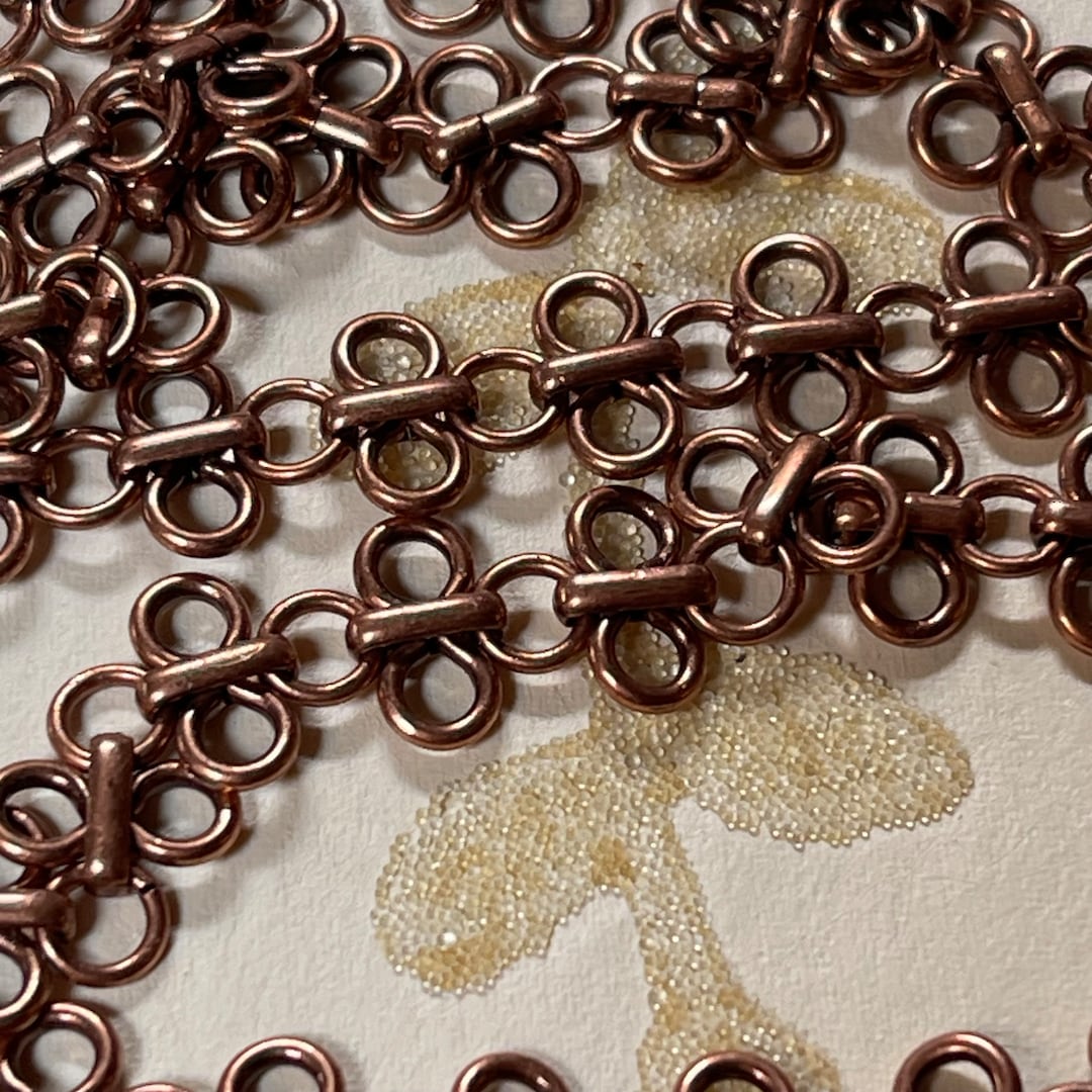 Copper-color Chain Maille. Priced by the Foot. - Etsy