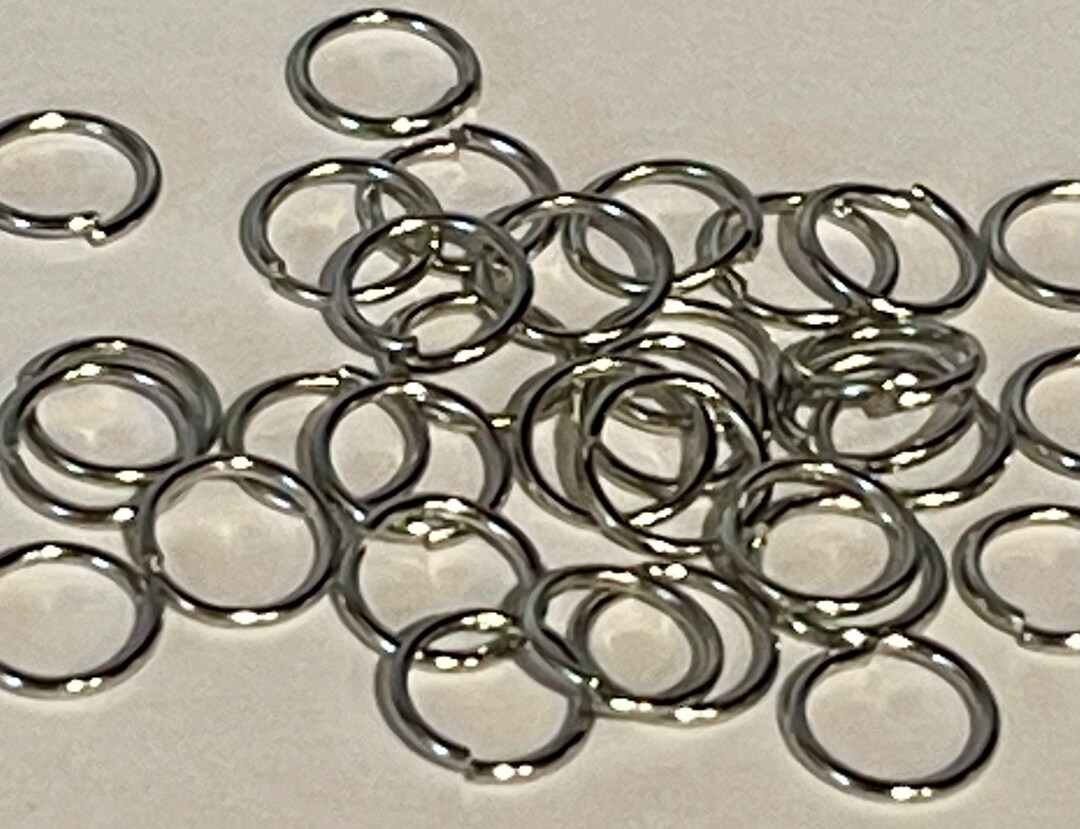 Stainless Steel Oval Jump Rings, 10x7mm. 50 per Order - Etsy